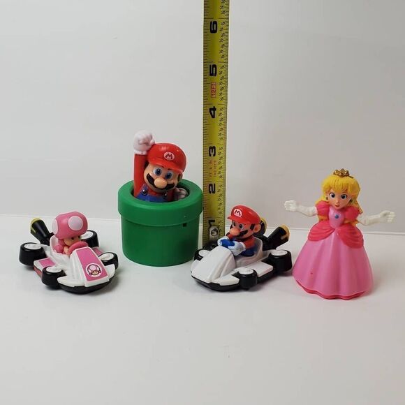 Super Mario Bros McDonald's Happy Meal toy Lot - Picture 3 of 5